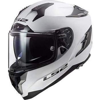 LS2, Casco integral de moto Challenger, blanco, XXL