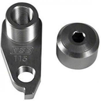 NSB - Pata de Cambio para Marco 2015 Norco Aurum Unisex Adulto, Plata