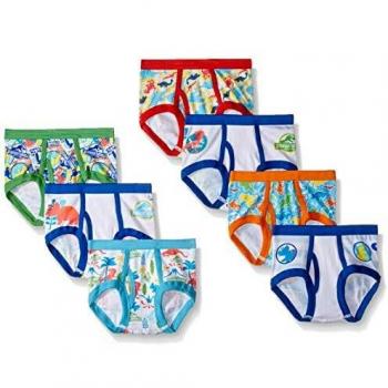 Universal Boys' Jurassic World 7-Pack Underwear Briefs, 4 Years
