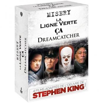 4 films adaptés de l'oeuvre de Stephen King : Dreamcatcher + Misery + La ligne verte + Ça [Francia] [DVD]