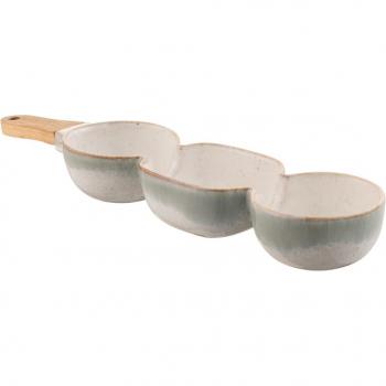 Elegant Tivoli Porcelain Snack Server