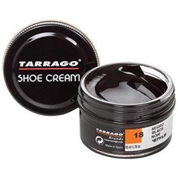 Tarrago | Basic Shoe Cream 50 ml | Crema Protectora para Calzado de Cuero | Betún para Zapatos | Cuidado del Calzado | Nutre, Repara y Protege | Abrillantador | Color Negro