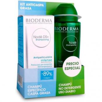 Bioderma Nodé Pack Dúo: Champú Fluido 400ml + Nodé DS+ Anti-Caspa Intenso 125ml