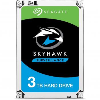Seagate SkyHawk 3 TB Surveillance Internal Hard Drive HDD – 3.5 Inch SATA 6 Gb/s 256 MB Cache for DVR NVR Security Camera System with Drive Health Management