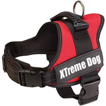 Arquivet Arnés Perro Xtreme Dog Rojo Talla: XS/44-57 cm - Arnés ergonómico Ajustable en Cuello y Extra Resistente para Perros - para el adiestramiento y Paseo de tu Mascota