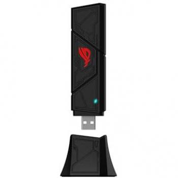 Adaptador USB WiFi 7 ASUS ROG USB-BE92 BE6500 Tri-Banda 6500 Mbps