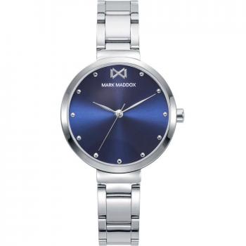 Reloj Mark Maddox Alfama para Mujer MM1005-37 de Acero con Esfera Azul