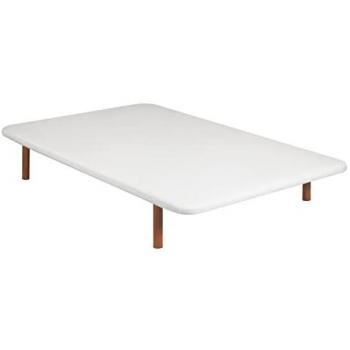 Base Tapizada Transpirable 3D Pikolin 90x200 cm con Estructura Reforzada, Alta Durabilidad y 4 Patas Color Cerezo - Entrega y Montaje Incluido