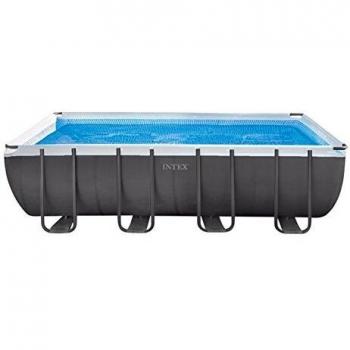 Intex Ultra Frame Piscina Desmontable, 17.203 litros, Gris, 549 x 274 x 132 cm