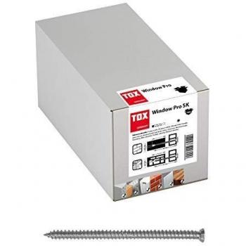 TOX Tornillo para marcos de ventanas Window Pro SK 7,5 x 112 mm, 100 piezas, 09110137