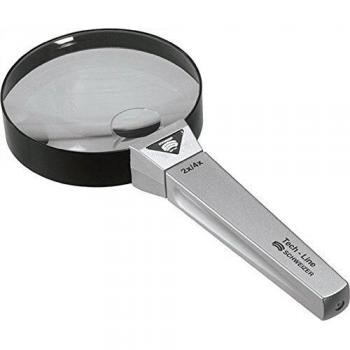 Lupa Manual Tech-Line Aumento 2X/4X Diámetro Lente 90/20 mm SCHWEIZER
