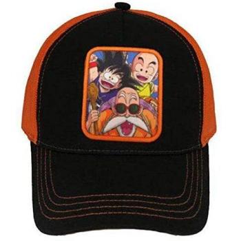 TOEI ANIMATION , Gorra Goku Roshi Krilin Dragon Ball Unisex Adulto, Naranja (Orange), 40