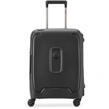 Maleta Delsey Paris Moncey 69 cm 73L negro con 4 ruedas y cierre TSA