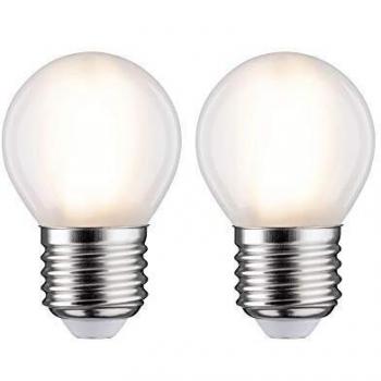 Lámpara LED Gota E27 5W (40W) 470 lm, 2700 K, Mate - Pack de 2