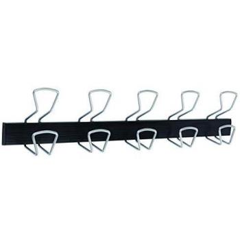 ALBA PMPRO2M Pared Ganchos de Ropa, Gris, Kapazität : 5