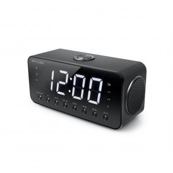 Muse Reloj Radio con Pantalla Jumbo Dual Alarma
