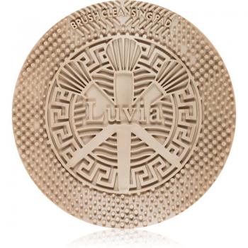 Luvia Brush Cleansing Pad - Limpiador de brochas de silicona color coffee, 1 pieza