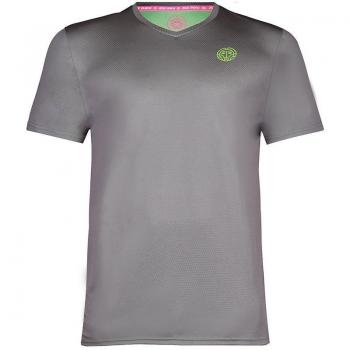Camiseta Técnica Bidi Badu Evin Gris Verde Neón Junior