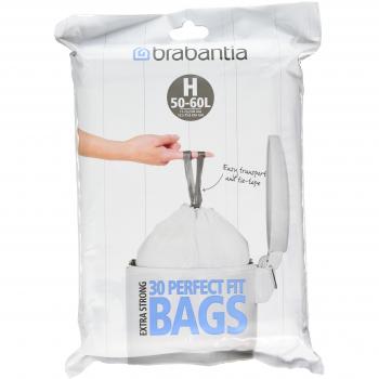 Brabantia 375705 - Bolsas basura, dispensador, 50-60 l, 30 unidades