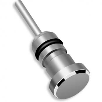 Tapón Antipolvo para Auriculares 3.5mm AUX con Pin de Eliminación de Tarjeta para iPhone, PC y Portátil