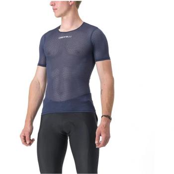 Camiseta Interior Técnica Castelli Pro Mesh 2.0 Manga Corta Azul Oscuro - Talla M
