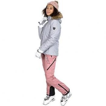 Trespass Chaqueta de esquí para mujer Wisdom cálida impermeable y resistente al viento, Mujer, Chaqueta de esquí, FAJKSKTR0005_LIGS, gris, S