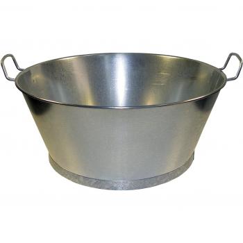 Wolfpack 5060006 - Cubo baño galvanizado, 55 x 23 cm, 38 l