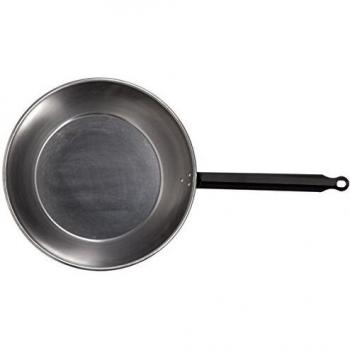 Sartén de Hierro Pulido 24 cm con Mango Llana
