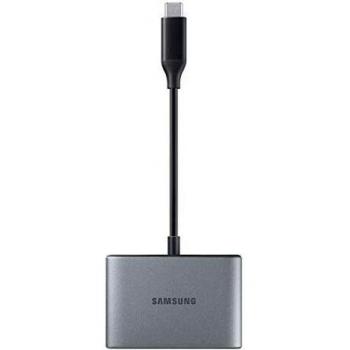 Samsung Adaptador Multipuerto EE-P3200 con Conexiones HDMI, USB 3.0 y USB-C en Color Gris