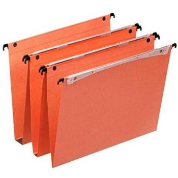 Carpeta Colgante Dual Kraft Naranja A4 30mm (Pack de 25)