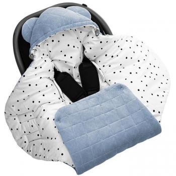 Saco Universal Cálido y Seguro para Grupo 0 - Otulacz/Kocyk Royal Baby Denim