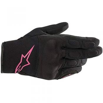 Alpinestars Stella S Max Drystar Women's Waterproof Motorcycle Gloves - Black Pink