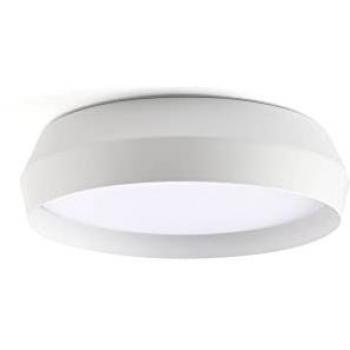 Aplique/Plafón Blanco Shoku 350, Lámpara de Pared/Ceiling 24W 2700K