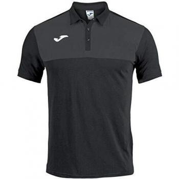 Joma Winner Polos Caballero, Niños, Negro/Antracita, 4XS