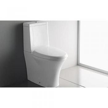 Inodoro Completo Bathco Ibiza con Tapa Amortiguada Blanca