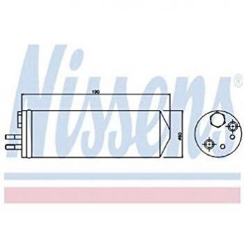 Filtro deshidratante de aire acondicionado NISSENS 95148 para KIA Carnival 2, tipo R134a, fabricado en aluminio