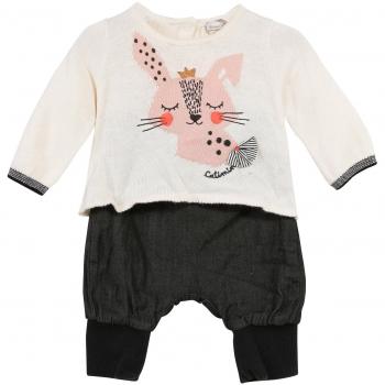 Catimini ENS.Long, Conjunto Ropa Interior para Bebés, Gris