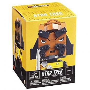Mega Bloks- Star Trek Figuras coleccionables, Color Amarillo/Negro/marrón.