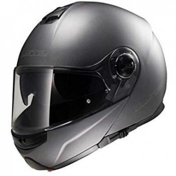 LS2 503251007XS FF325 Casco Strobe Solid, Color Titanio Mate, Tamaño XS