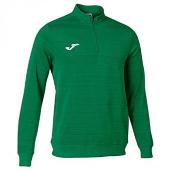 Sudadera Joma Grafity III hombre verde con media cremallera