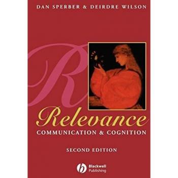 Relevancia 2ª edición: Comunicación y Cognición (tapa blanda)