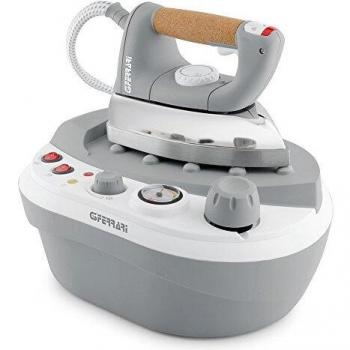 Ferro de Planchado Profesional con Caldera 2200W, Sistema de Vapor G3 Ferrari G40001, Regulación de Temperatura, 1.2 Litros, Color Gris/Blanco