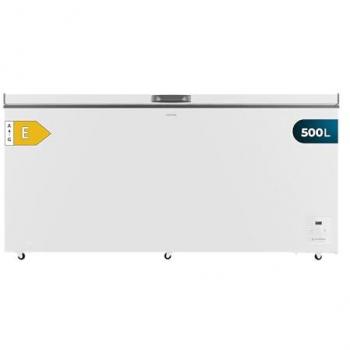 Congelador Horizontal Blanco 500L Inverter Plus Convertible a Frigorífico, 83.5x165cm, Clase Energética E, Modo Fast Freezing, 2 Cestas