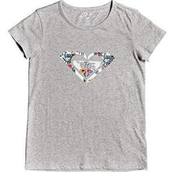 Roxy Endless Music Print B-Camiseta para Chicas 4-16, Niñas, Heritage Heather, 10/M