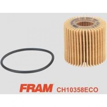Filtro de aceite FRAM CH10358ECO, tipo: filtro de aceite, características: diseñado para proporcionar una filtración eficiente, compatible con múltiples vehículos, fabricado con materiales reciclados y respetuosos con el medio ambiente