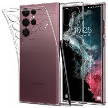 Spigen Liquid Crystal funda para Samsung Galaxy S22 Ultra 5G - Transparente