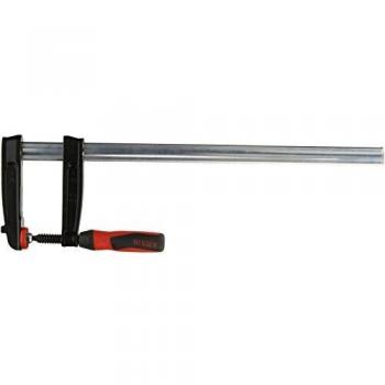 Bessey TPN50S12BE-2K - Tornillo de apriete con mango bicomponente, empuñadura en plástico bi-componente, fabricado en fundición maleable, capacidad de sujeción 500 kg