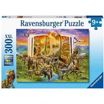 Ravensburger Dino Dictionary XXL 300 Piece Jigsaw Puzzle For Adults and Kids Age 9 Years and Up