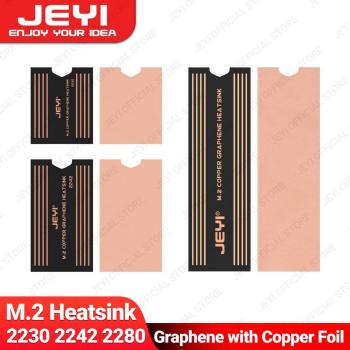 Disipador de Calor de Grafeno Doble Capa para SSD M.2 2280/2242/2230 con Diseño de Cobre