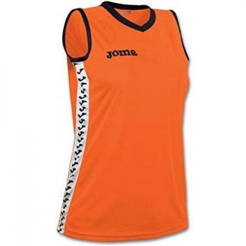 Joma Emir Camiseta, Mujer, Naranja, 6-8